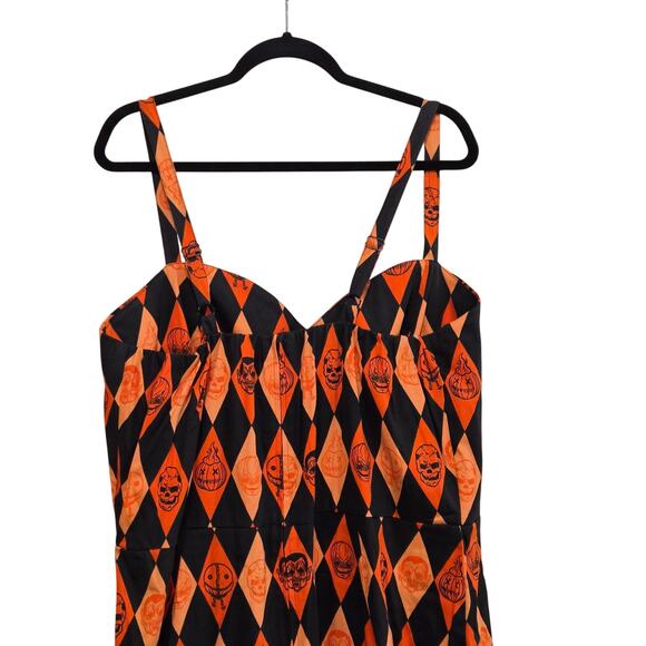 4X Trick r Treat Vixen Swing Dress By Micheline Pitt - Picture 4 of 6